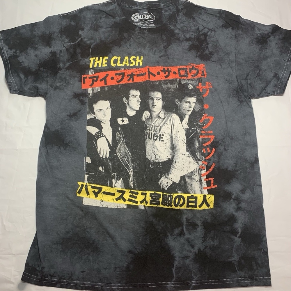The Clash Band Tee Women's Plus Size 0X Official Merchandise Punk Rock T-Shirt